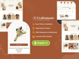 Craftsman - Handmade, Furniture & Home Decor - Shopify Theme Craftsman - Handmade, Furniture & Home Decor - Shopify Theme