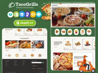TacoGrills - Shopify Theme for Burger, Pizza & FastFood Stores TacoGrills - Shopify Theme for Burger, Pizza & FastFood Stores