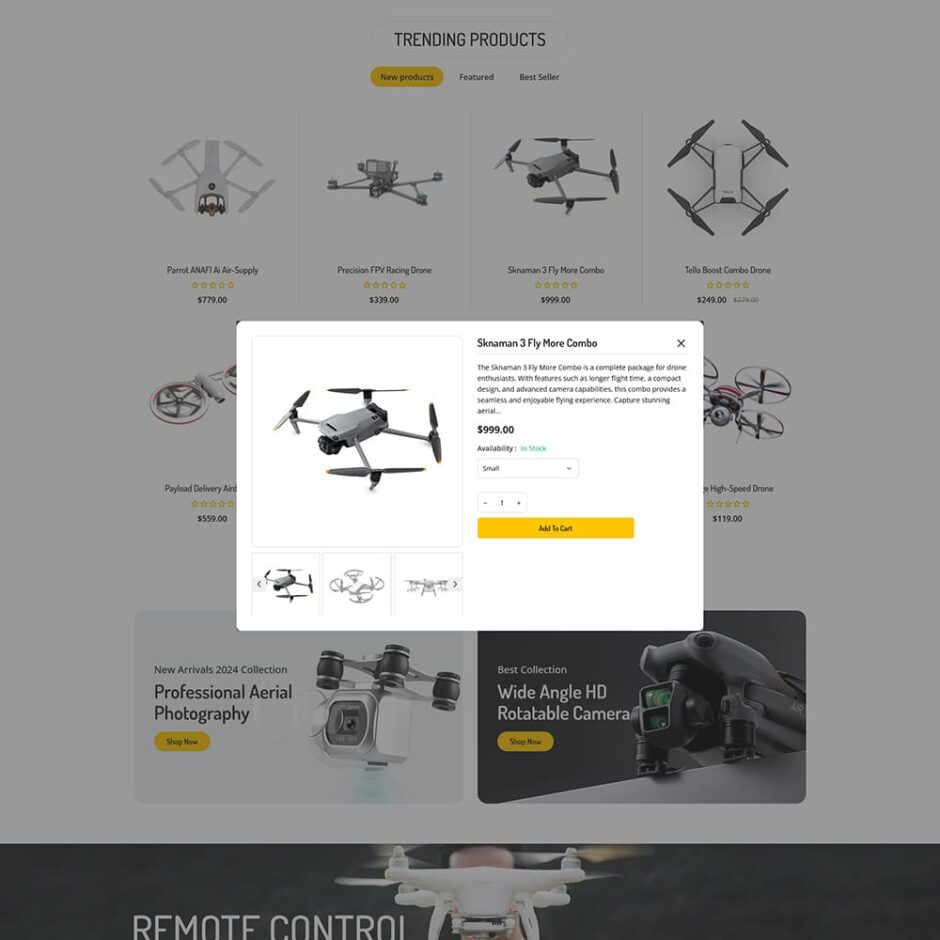 AirPixel - Drones, Speakers & Gadgets - Shopify Theme
