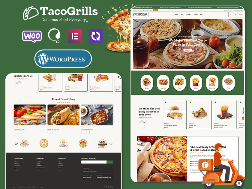TacoGrills - WooCommerce Fast Food Theme for Burger, Pizza