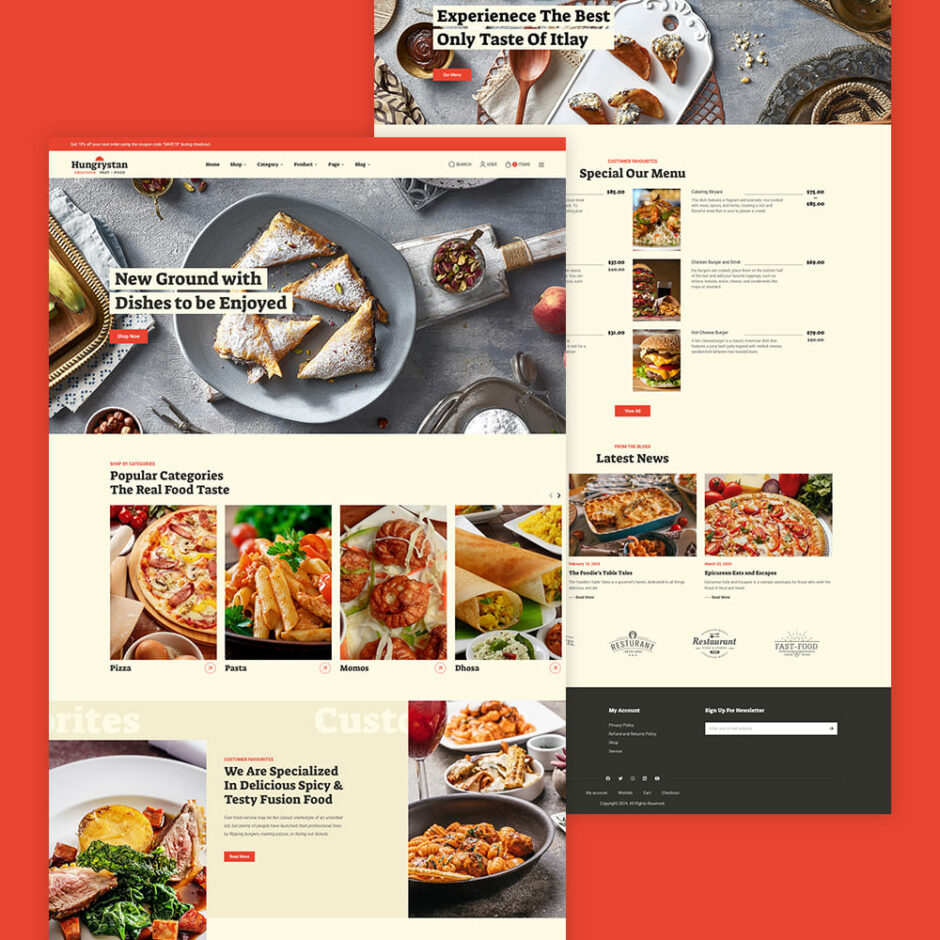 Hungrystan - WooCommerce Theme For HoReCa, Fast Food, Cafes & Restaurants