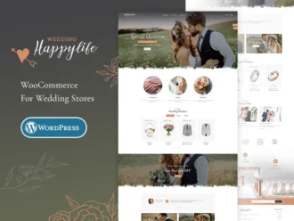 HappyLife – WooCommerce Minimal Theme for Wedding Stores HappyLife – WooCommerce Minimal Theme for Wedding Stores