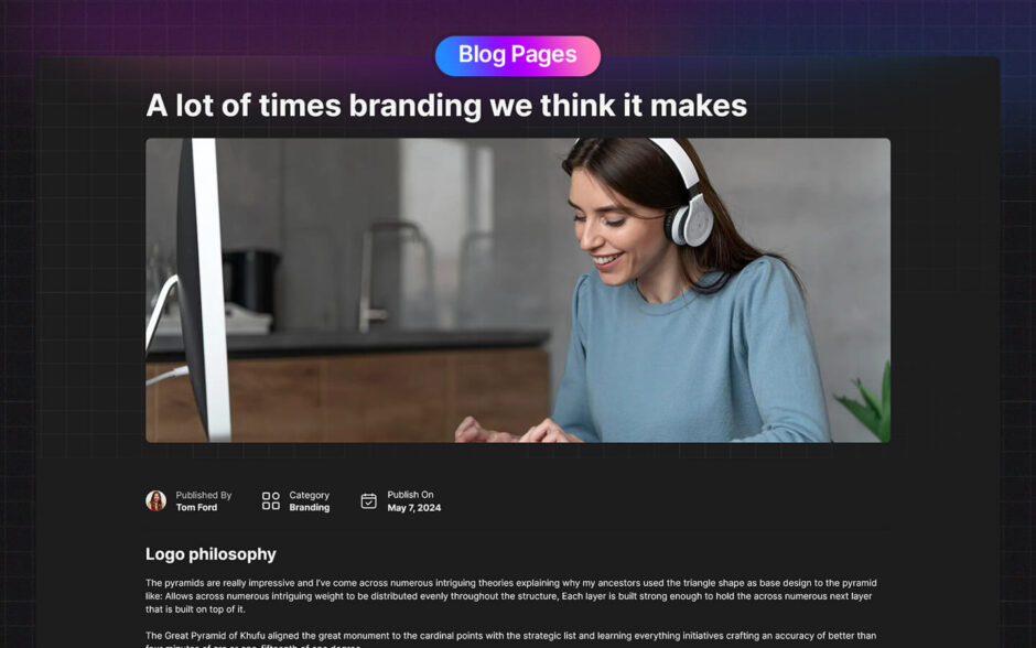 Ultimator Black - IT Company - Webflow Template