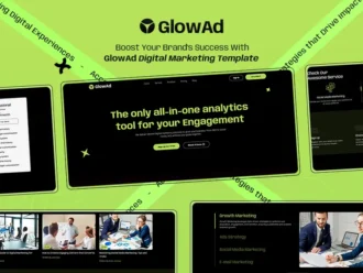 GlowAd - Digital Marketing Agency - Webflow Template GlowAd - Digital Marketing Agency - Webflow Template