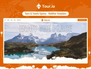 Tourio - Tours & Travels - Webflow Template