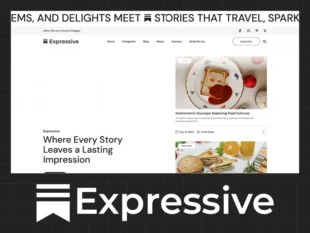 Expressive - Personal Blogging - Webflow Template