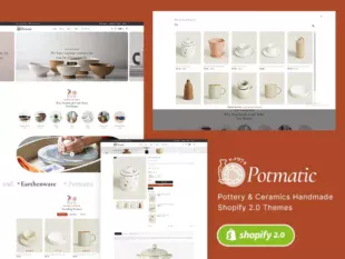 Potmatic - Ceramic, Pottery, Home Decor, Art & Crafts - Shopify Theme