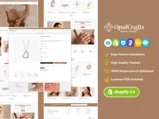 OpalCrafts - Shopify theme for gold, jewelry & lifestyle OpalCrafts - Shopify theme for gold, jewelry & lifestyle