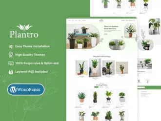 Plantro - WooCommerce Theme specialized for Home & Garden, Plants, Nursery