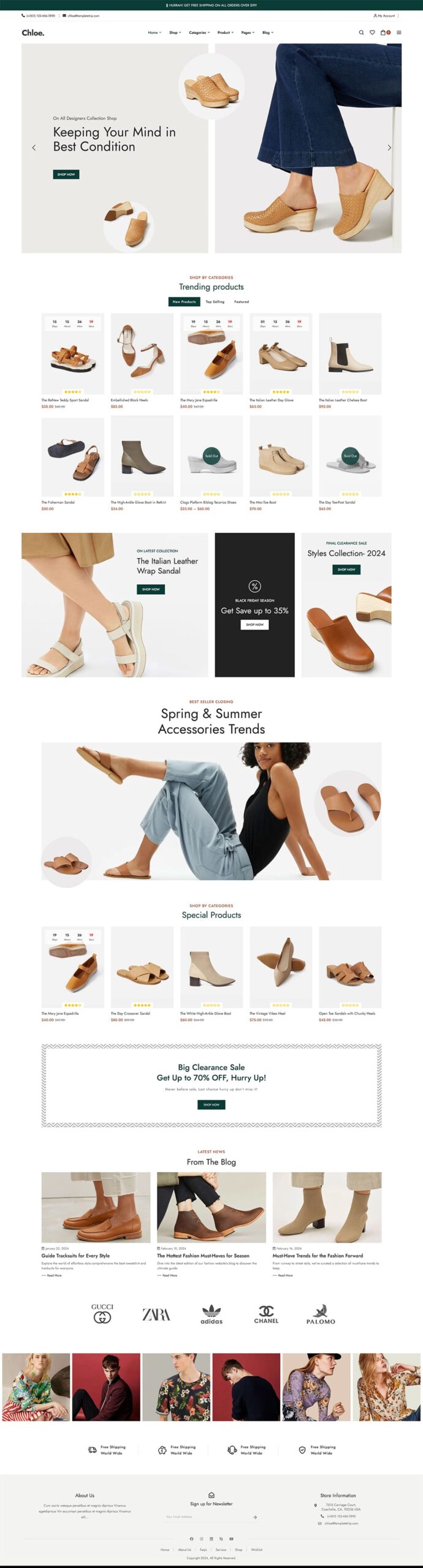 Chloe - Fast Fashion & Apparels - WooCommerce Theme