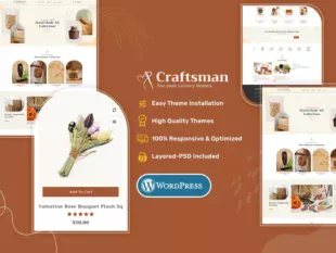 Craftsman – WooCommerce Theme for Handmade, Home Decor & Furniture
