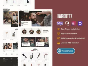 HairCuttz - Barber Shop & Hair Beauty Saloon - WooCommerce Theme