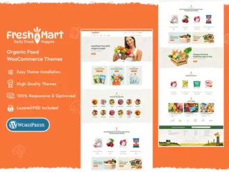 FreshMart - Best WooCommerce Theme For Farmers, Organics, Veggie, Grocery