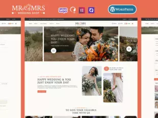 Mr&Mrs - Crafted WooCommerce Theme For Wedding Studio & Apparel
