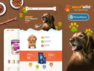 WoofWild - Pets & Care Store - WooCommerce Responsive Theme