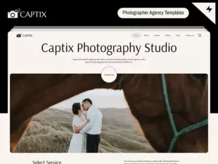 Captix - Photo Studio - Webflow Template