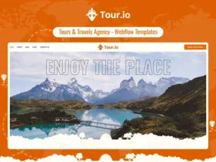 Tourio - Tours & Travels - Webflow Template