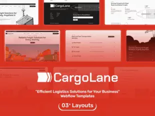 CargoLane - Szablon Webflow Transportation