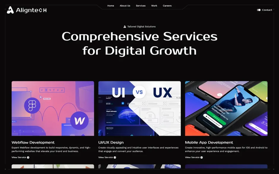AlignTech - Agenzia IT - Modello Webflow