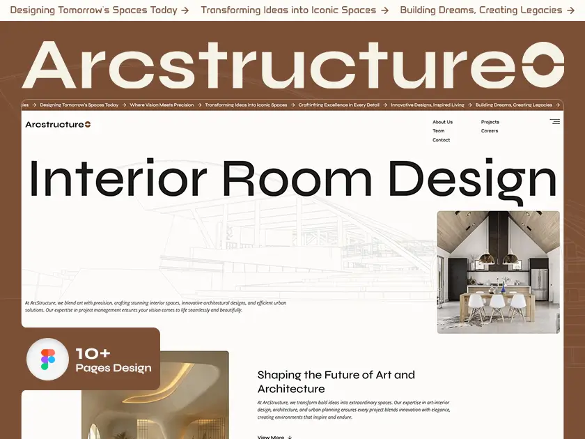 ArcStructure - Architecture & Design Website Figma Template