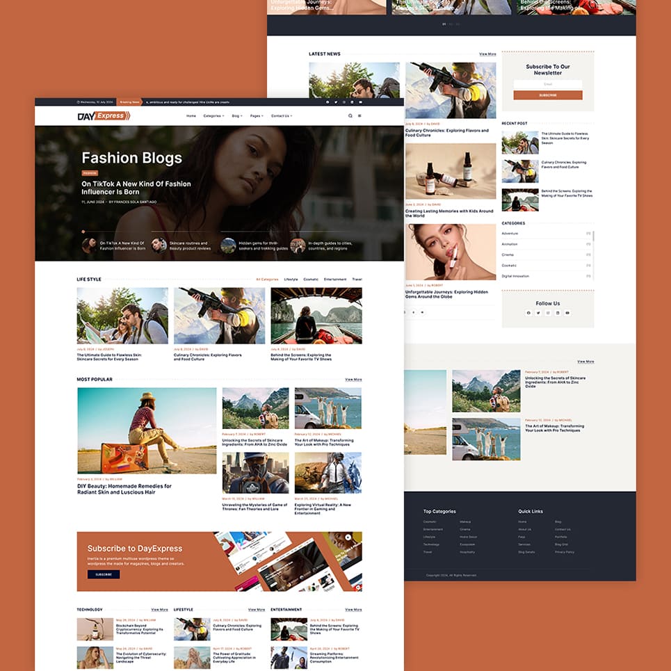DayExpress - News & Blogging WordPress Theme for Daily News