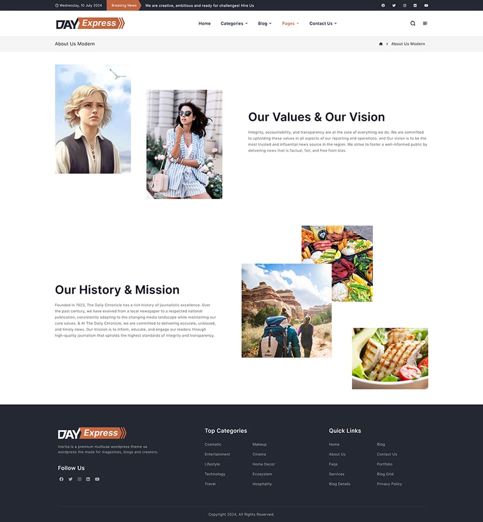 DayExpress - News & Blogging WordPress Theme for Daily News