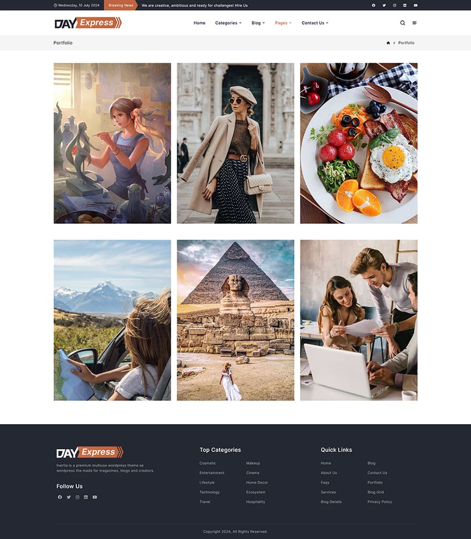 DayExpress - News & Blogging WordPress Theme for Daily News