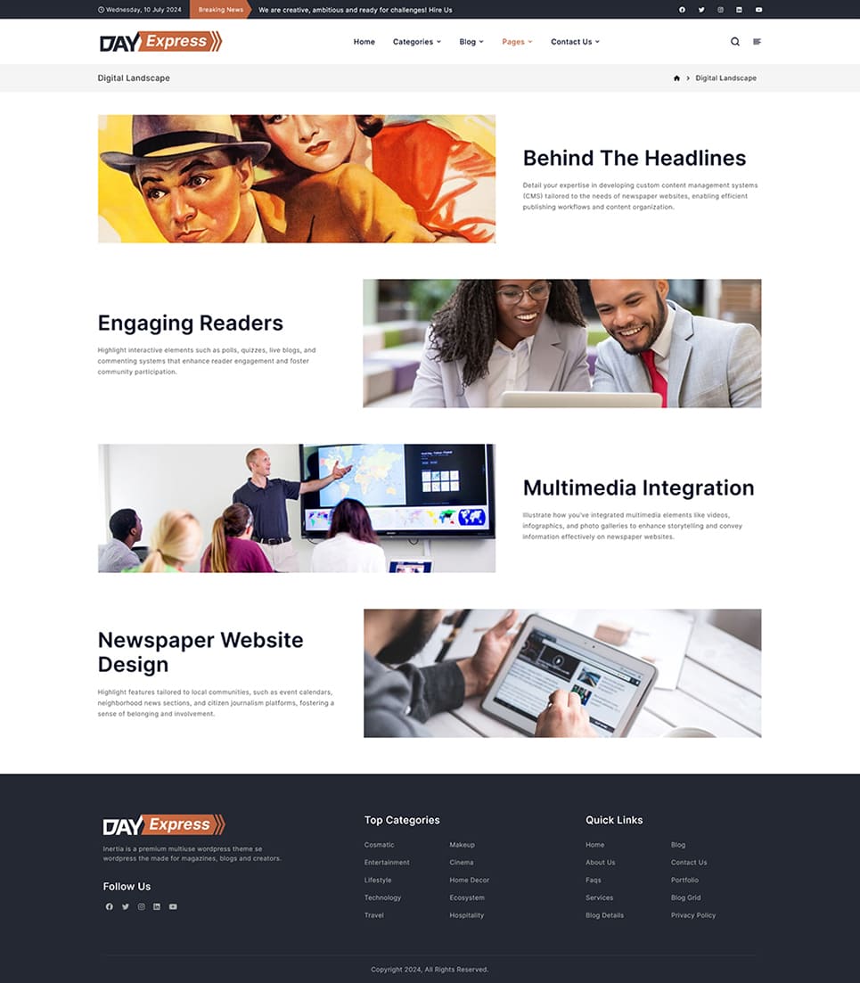 DayExpress - News & Blogging WordPress Theme for Daily News