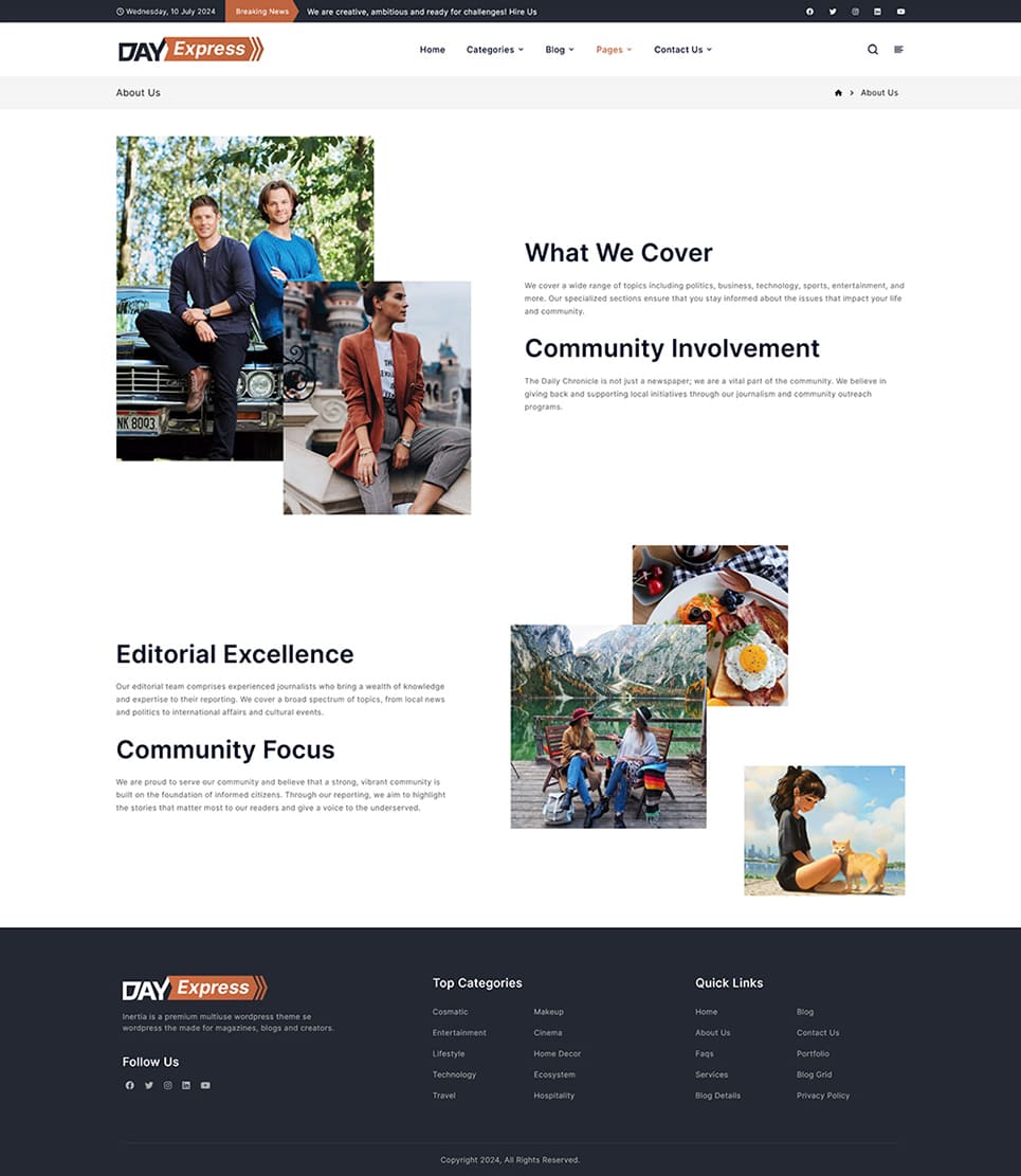 DayExpress - News & Blogging WordPress Theme for Daily News