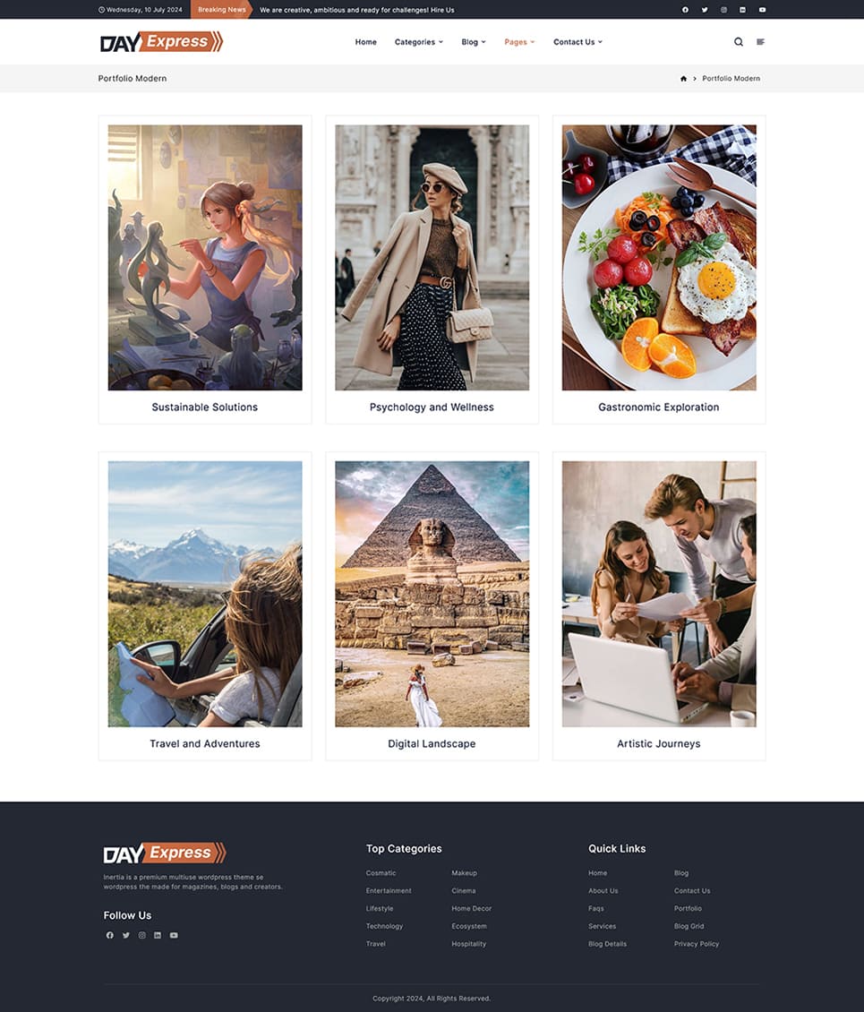 DayExpress - News & Blogging WordPress Theme for Daily News