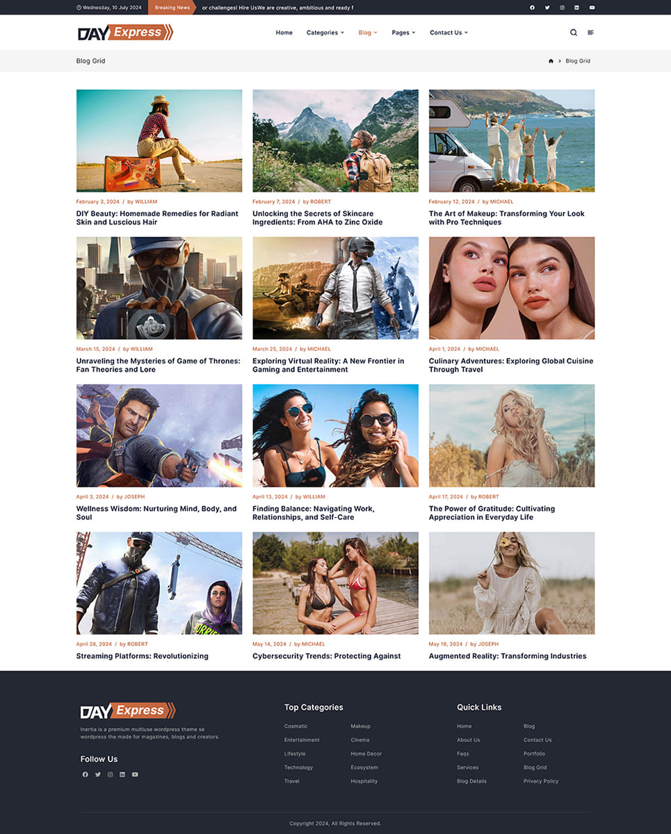 DayExpress - News & Blogging WordPress Theme for Daily News