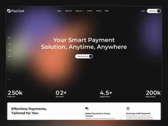 PayClick - Fintech, Payment & Technology - Webflow Template