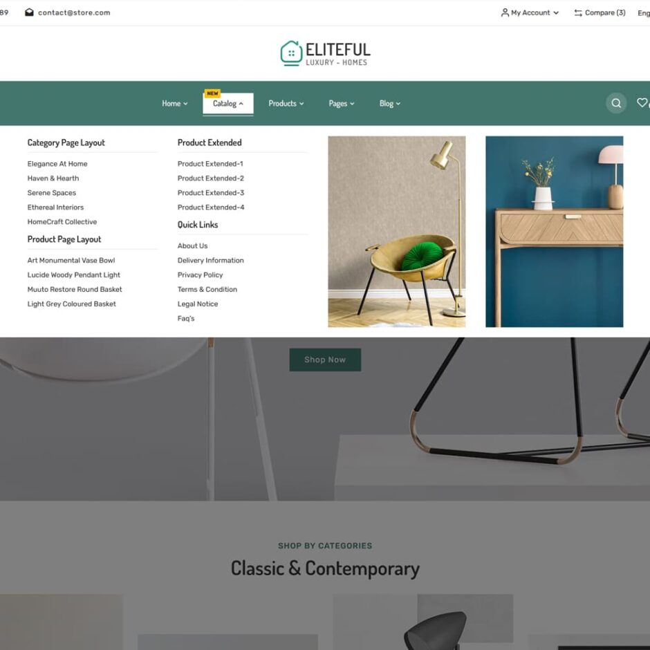 Eliteful - Home Decor & Furniture - Shopify Responsive Theme
