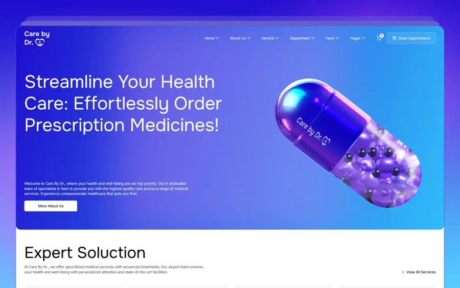 CareByDr - Medical Webflow Template