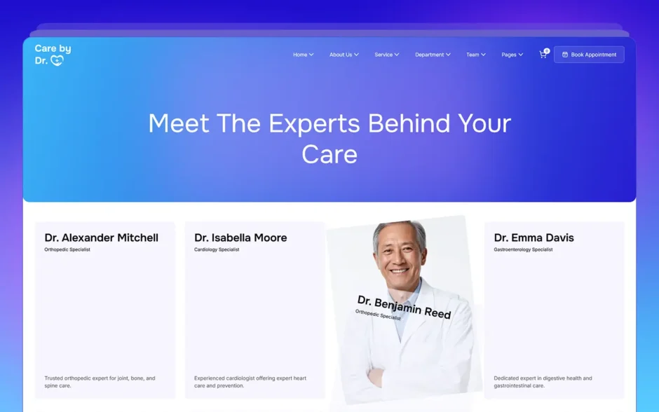 CareByDr - Medical Webflow Template
