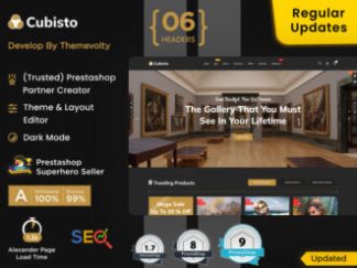 Cubisto - Art & Decorative PrestaShop Theme