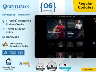 Gentleman - Fashion Store PrestaShop Template