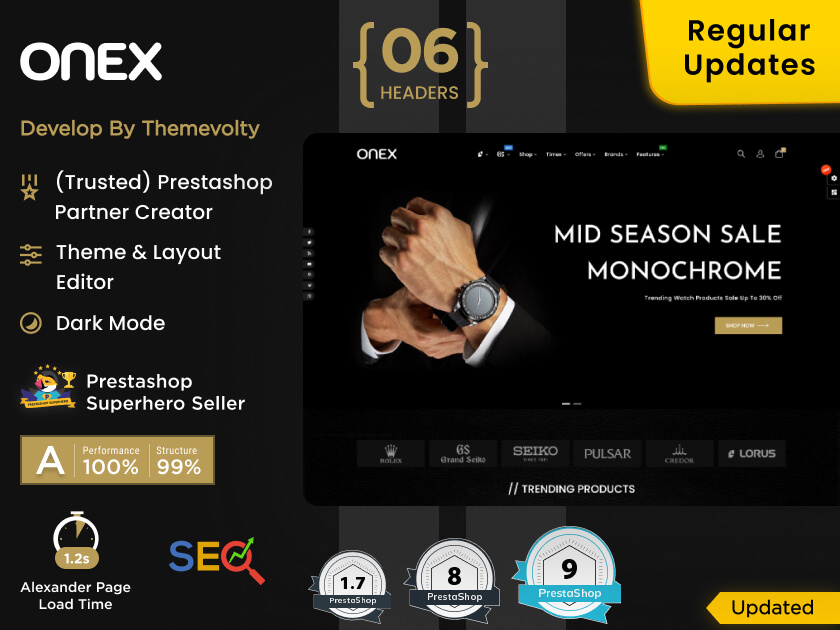 Gentleman - Fashion Store PrestaShop Template