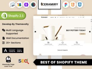 Ceramiry - Artistic Ceramic & Home Decor Shopify Theme