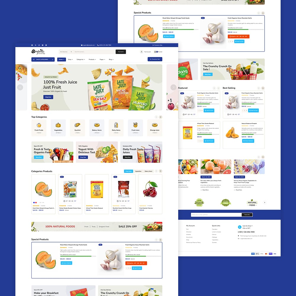 Organici - Fresh Food & Grocery Store - WooCommerce Multi-Purpose Theme Organici - Fresh Food & Grocery Store - WooCommerce Multi-Purpose Theme