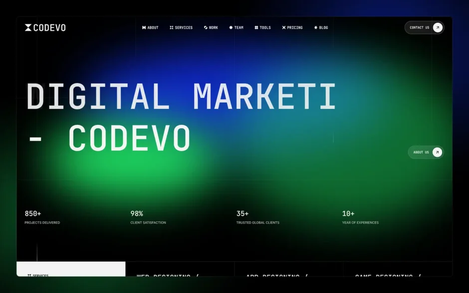 Codevo - Technology & Startup - Webflow Template