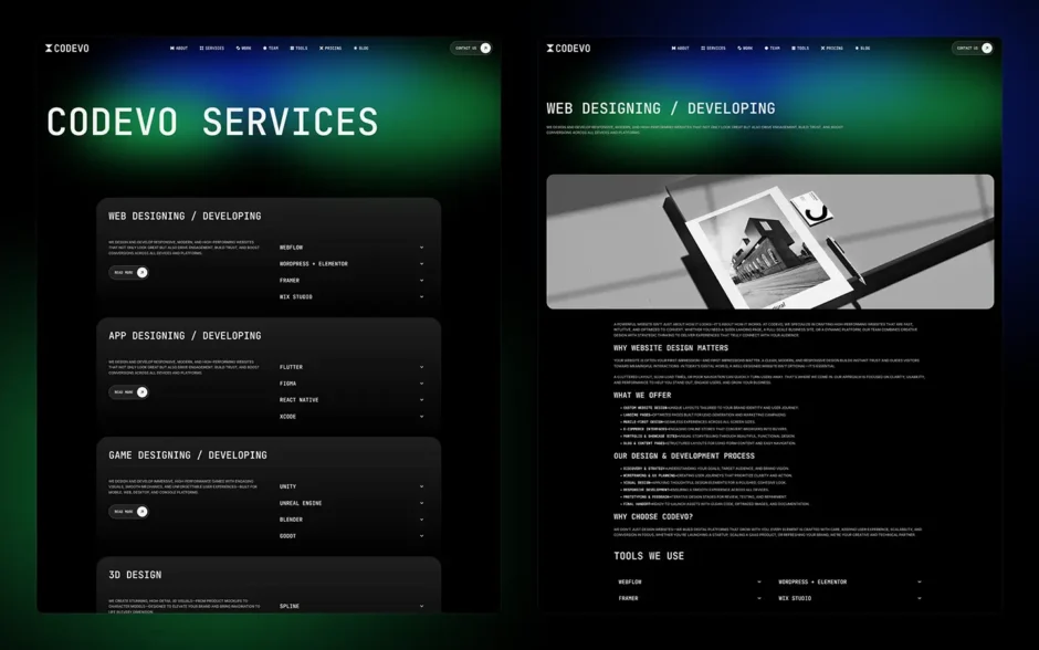 Codevo - Technology & Startup - Webflow Template