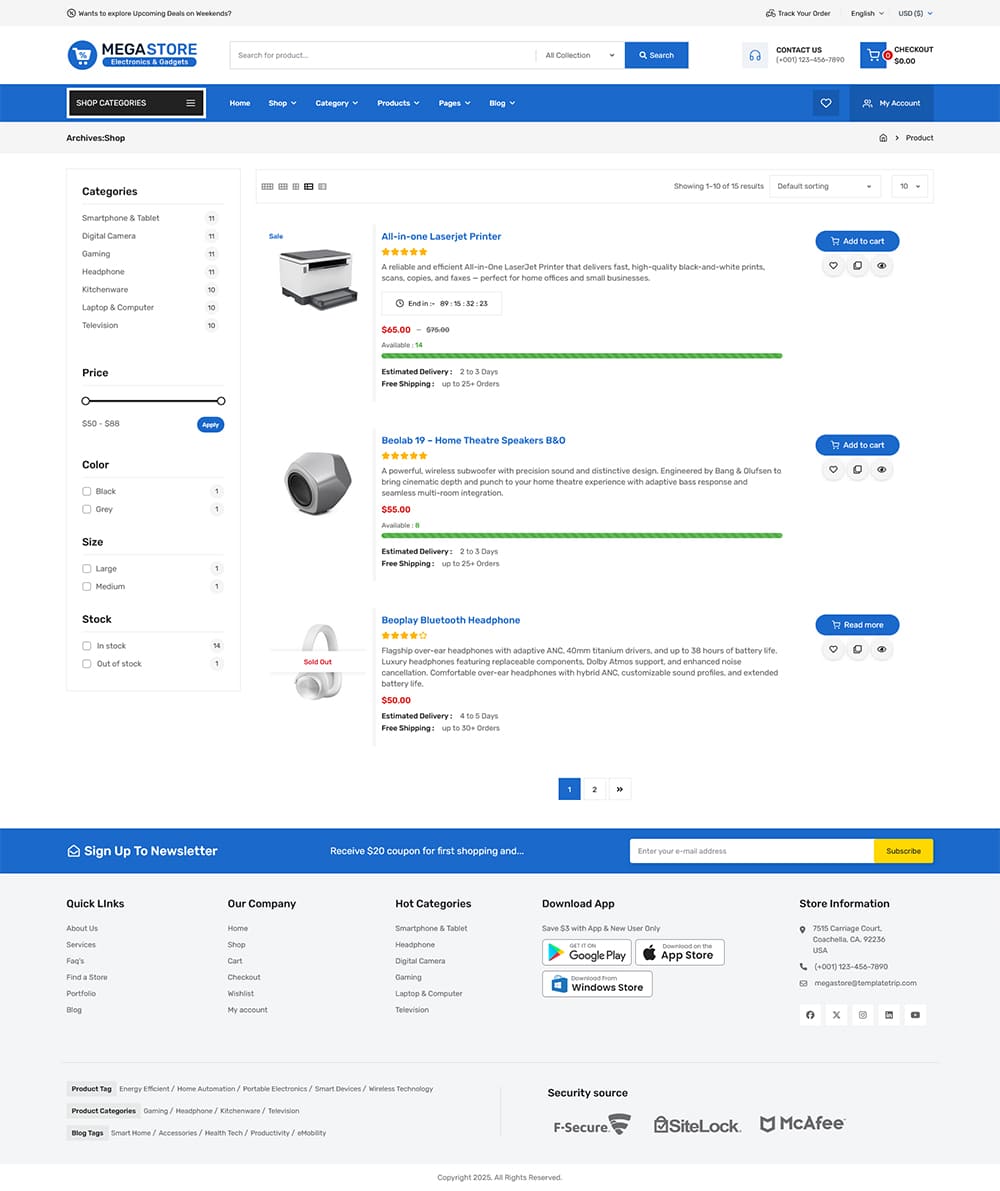 MegaStore - High-Converting WooCommerce Theme