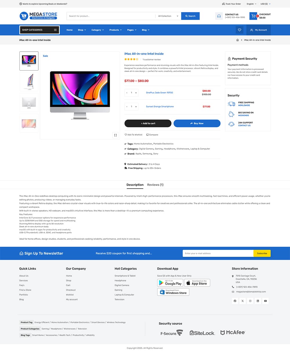 MegaStore - High-Converting WooCommerce Theme
