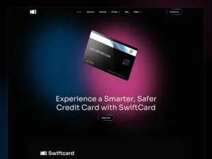SwiftCard - Smart Card Services Webflow Template