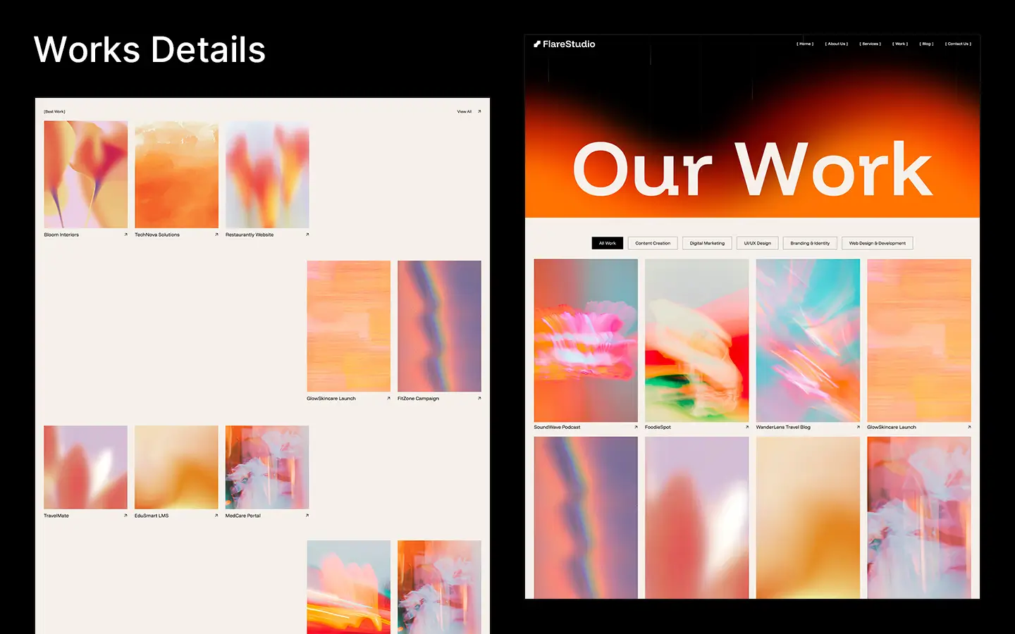 Flarestudio - Portfolio & Creative Agency Webflow Template Flarestudio - Portfolio & Creative Agency Webflow Template
