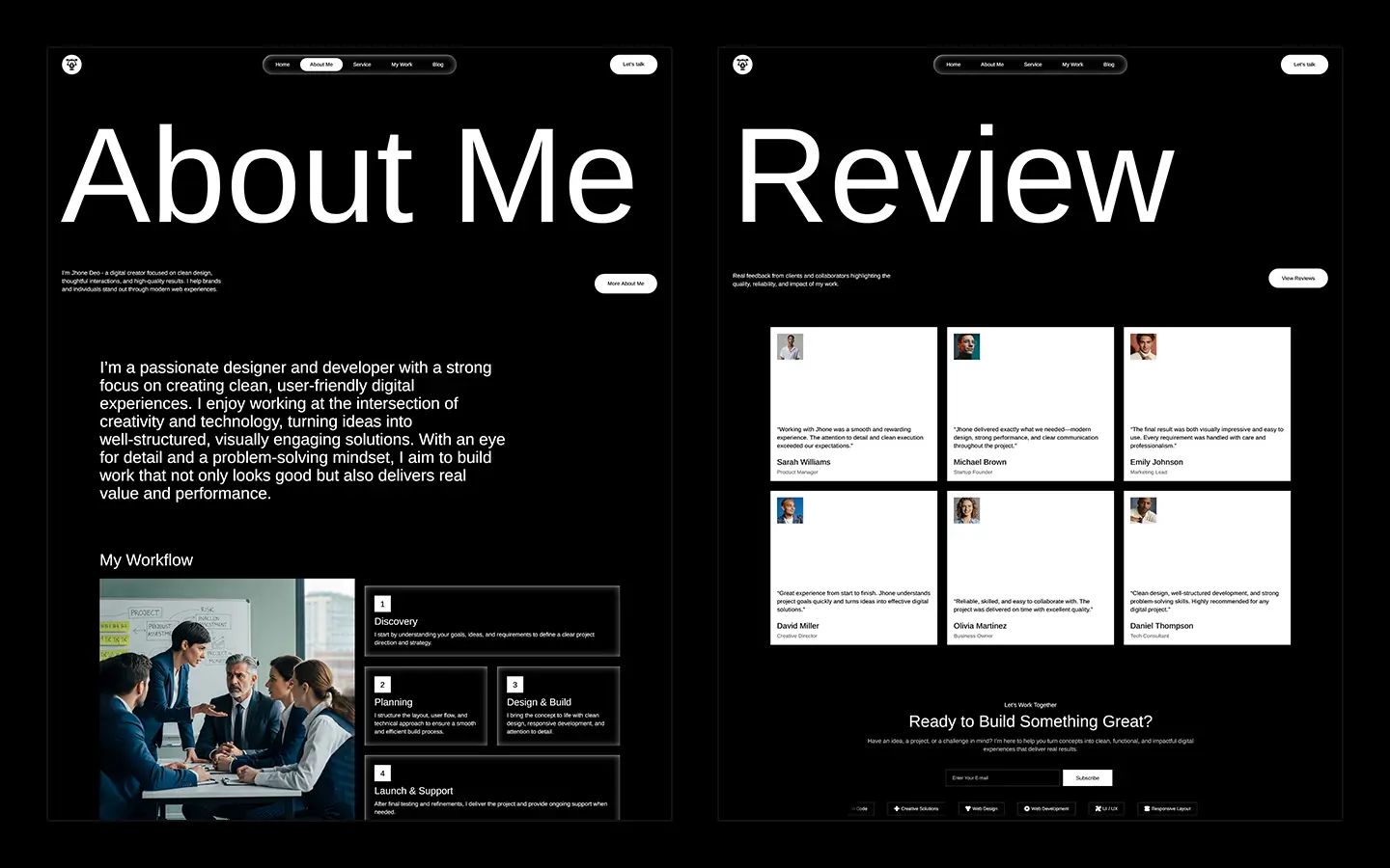 JhoneDeo - Portfolio & Agency Webflow Template JhoneDeo - Portfolio & Agency Webflow Template